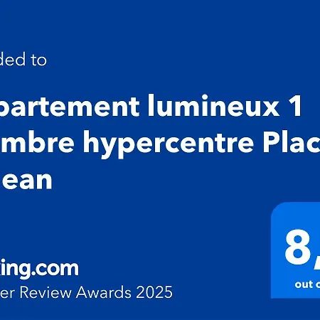 公寓 Lumineux 1 Hypercentre Place St Jean 瓦朗斯